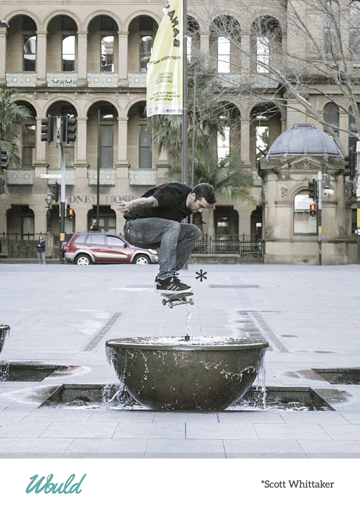 Would Skateboards - Scott Whittaker - Foutain ollie Australia